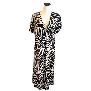 Chico's Zebra Print Maxi Dress